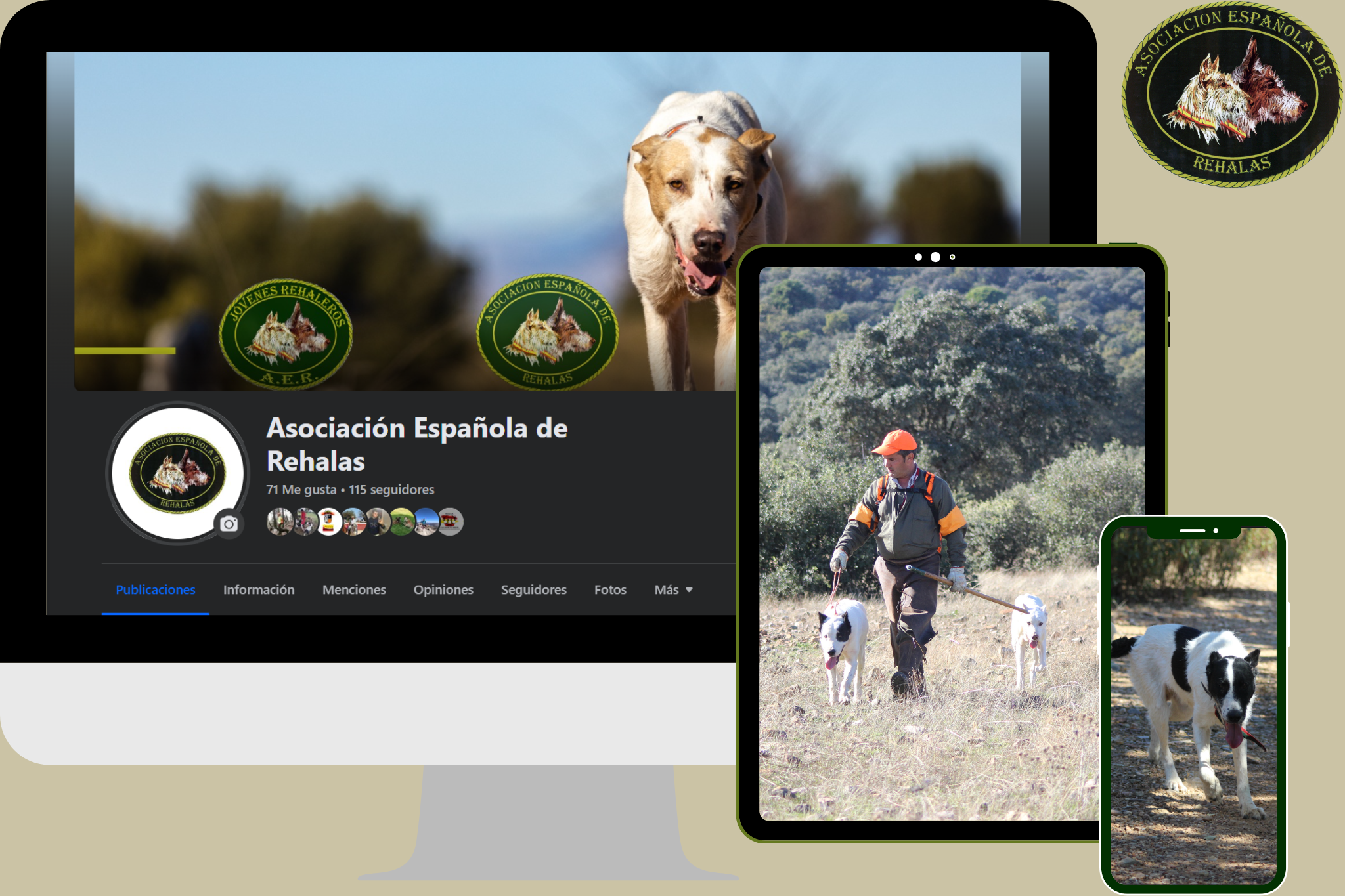 redes sociales AER